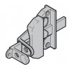 Verrou Coulissant de porte sectionnelle Hormann Référence 3024849 - 3060817 - 3024865 - 3024857