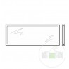 Vitre double polycarbonate, transparente 16mm, PD