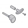 Garniture de poignée avec axe 87mm, TS16 Série 20 Référence 3024997 Hormann