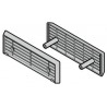Grille d'aération pour porte sectionnelle 16mm Hormann Référence 3041094