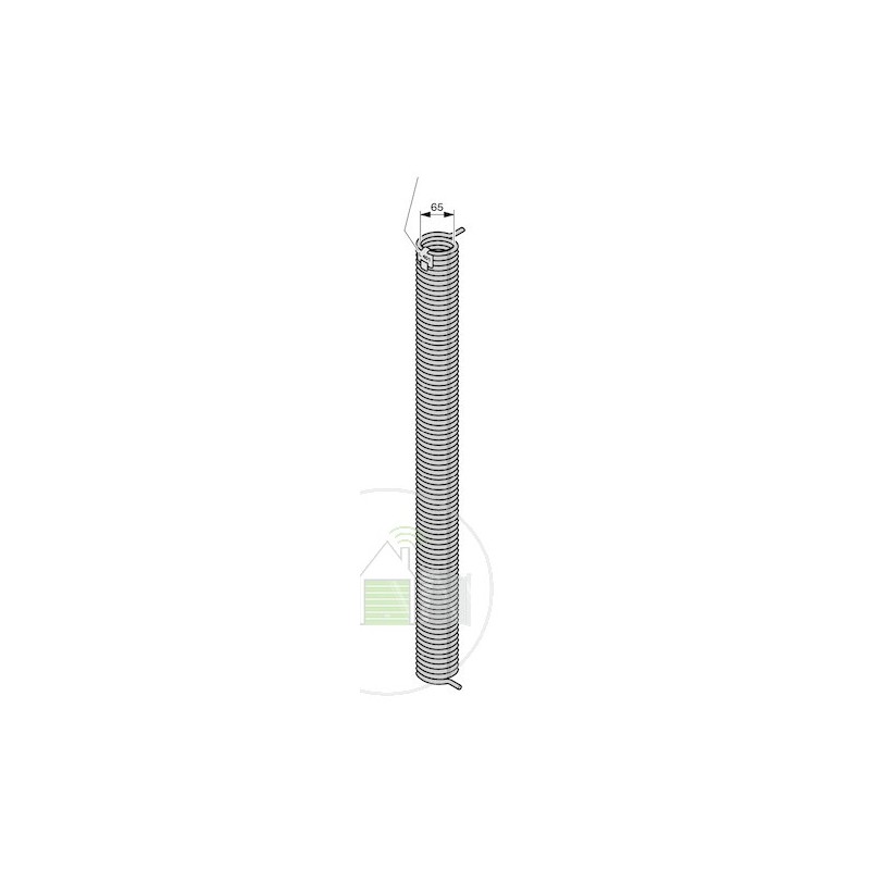 R520 Ressort de torsion avec tube synthétique et cône de réglage de tension Hormann Référence 3074362 R520 Ressort de torsion avec tube synthétique et cône de réglage de tension Hormann Référence 3074362