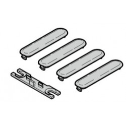 Set de cache / montage pour verrouillage multipoint de portillon de porte de garage sectionnelle Hormann Référence 3090676