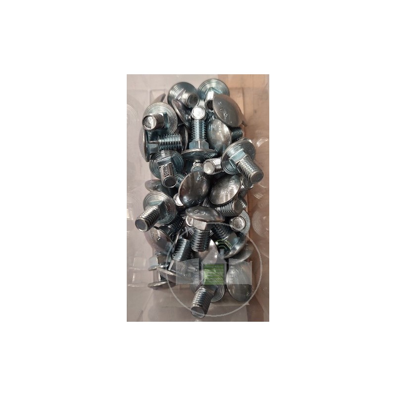 Lot de 10 Vis à tête bombée M8 X 16 à collet carré Hormann Référence 3006980 Lot de 10 Vis à tête bombée M8 X 16 à collet carré Hormann Référence 3006980