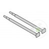 Lot de 2 levier de réglage et de serrage pour tube profilé Hormann Référence 3043385