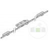 Verrouillage multipoints pour portillon indépendant, fonction antipanique B, CR Hormann Référence 3094033